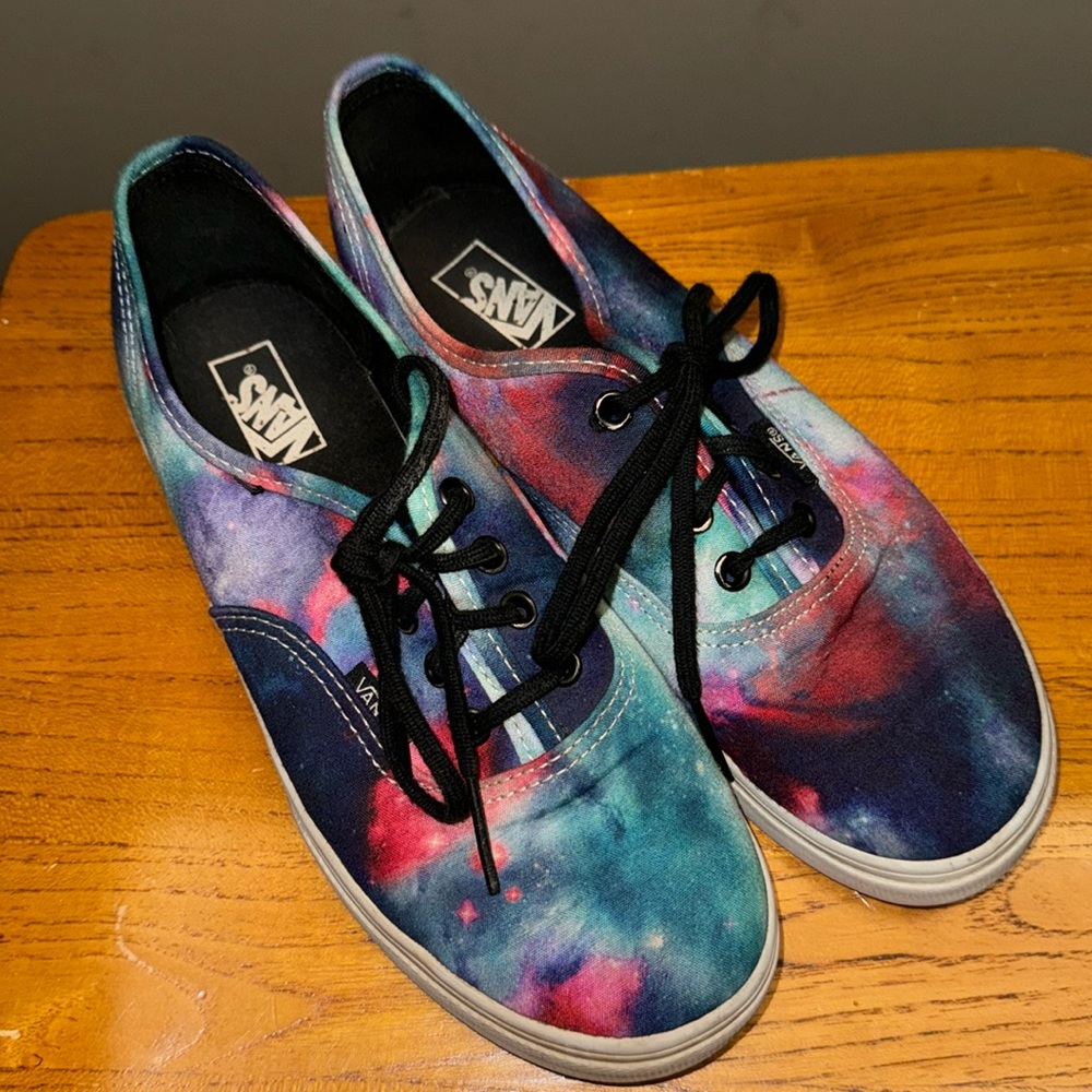 Vans Kids Galaxy Cosmic Universe Canvas Shoes Size 3
